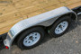 Tandem Axle Tear Drop Aluminum Fender 9x72 - 15" Wheels