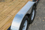 Tandem Axle Tear Drop Aluminum Fender 9x72 - 16" wheels