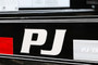 Small "PJ" Trailers Letter Logo Decal
