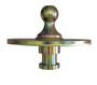 Popup Zinc Coated Kingpin to Gooseneck Ball Adapter - 30,000 lbs. Rating