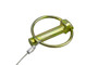 7/16"x 1-3/4" Zinc Plated Lynch Pin with 10" lanyard