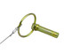 7/16"x 1-3/4" Zinc Plated Lynch Pin with 10" lanyard