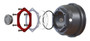 HD Aluminum Hub Cap - Rockwell/Alko 10-16 K Axles