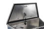 UWS Diamond Plate Aluminum A-Frame Tool Box 34" - Low Profile