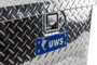 UWS Diamond Plate Aluminum A-Frame Tool Box 34" - Low Profile