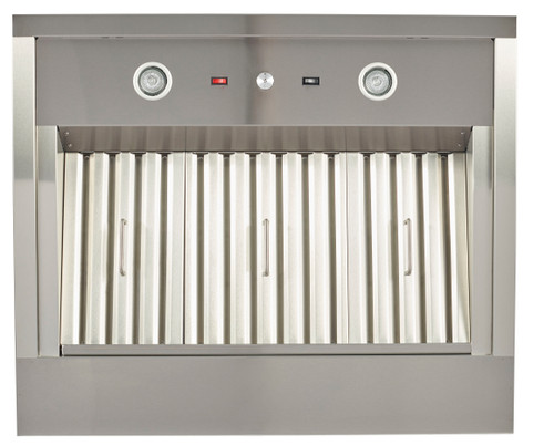 36 In W x 30 In D Outdoor Chimney Hood - MOQ 12