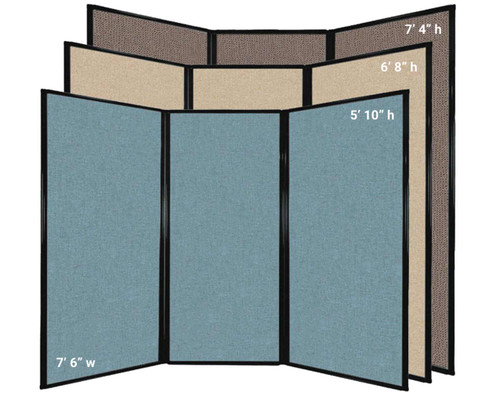 The Privacy Screen comes in 1 width and 3 heights.