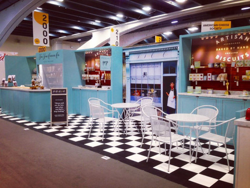 Create unique flooring decor for your pop-up shop, tradeshow booth or place that needs temporary flooring!