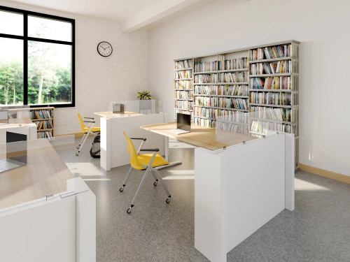 The EverPanel Partition is well suited for small businesses, start-ups, corporate call centers, study areas or guest/hoteling desk spaces.