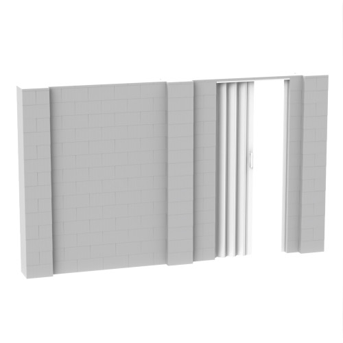 12' x 7' Wall Kit w/ Door - Translucent
