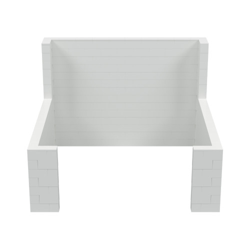 EverBlock 10' x 10' x 7' Trade Show Booth Kit - Silver