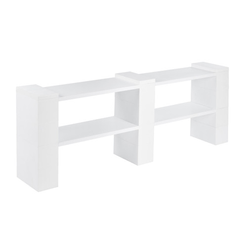 EverBlock 2 Level Double Shelving Kit - Light Gray