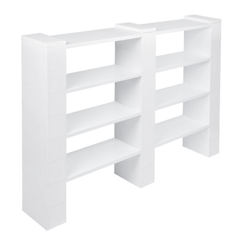 EverBlock 4 Level Double Shelving Kit - Translucent
