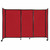 StraightWall¨ Sliding Portable Partition 7'2" x 5' Red Fabric