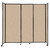 StraightWall¨ Sliding Portable Partition 7'2" x 6'10" Beige Fabric