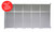 The Operable Wall Sliding Room Divider can be made in custom heights.