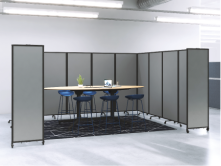 The Room Divider 360® Folding Portable Partition