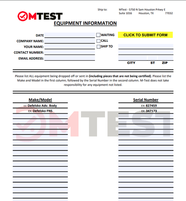 Certificate of Inspection