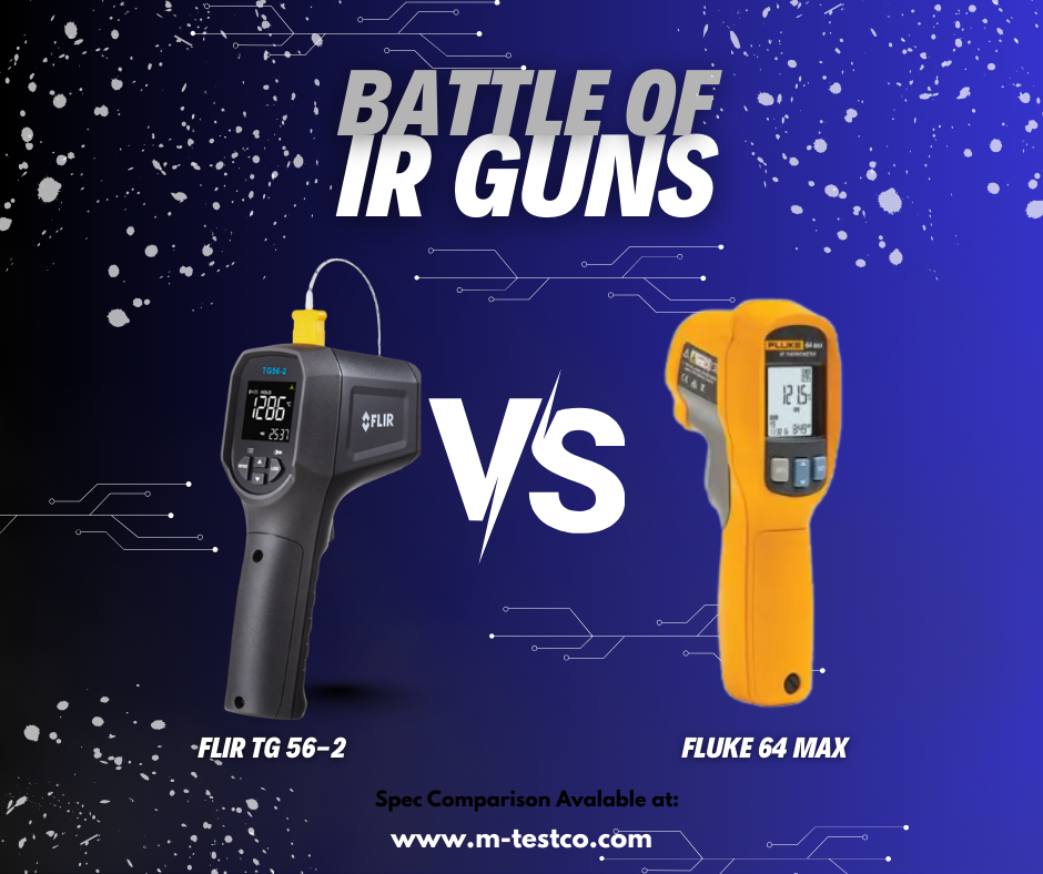 FLIR TG56-2 vs Fluke 64 MAX | Mid-Tier Infrared Thermometer Comparison