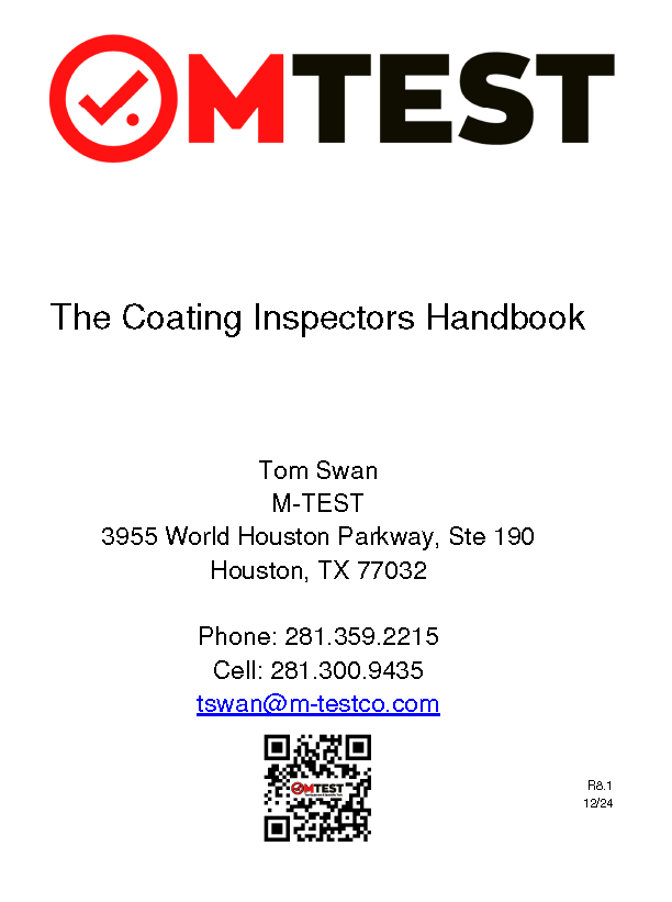 The Coating Inspectors Handbook - M-Testco