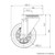 CarryMaster ACLHU-125SF Medium Duty Polyurethane Wheel