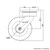 CarryMaster ACMU-125SF Medium Duty Polyurethane Wheel