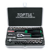 Toptul GCAD2901 1/4" DR. 6PT Socket Set 29pcs