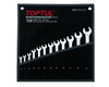 Toptul GPAB1204 Combination 15° Wrench Set Black Pouch Bag 12pcs