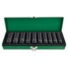 Toptul GEAD1002 1/2" DR. 6PT Flank Deep Impact SAE Socket Set 10pcs