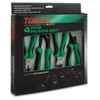 Toptul GAAE0402 Pliers Set 4pcs