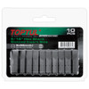 Toptul FSAA0803G 1/4" Hex Shank Slotted Insert Bits 0.5x3x25mm 10pcs