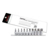 Toptul GAAG1005 1/2" DR. Hex Bit Socket Rail Set 10pcs