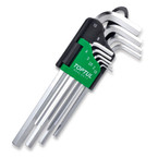 Toptul GAAL0911 Long Type Hex Key Wrench Set 9pcs