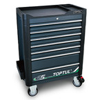 Toptul TCAR0703 Mobile Tool Trolley 7 Drawer Bumper Series