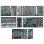 Toptul 413pcs Insert EVA Tray Tool Set - GE-41330-TOOLS