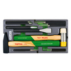 Toptul GE-208C - 208PCS  Mechanics Tool Set BLACK