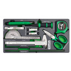 Toptul GE-208C - 208PCS  Mechanics Tool Set BLACK