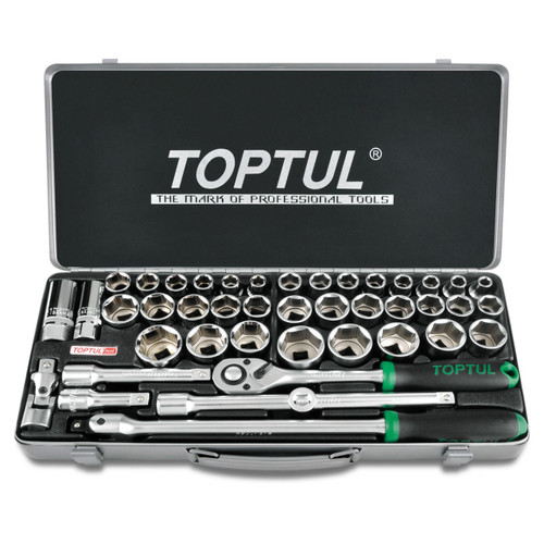 Toptul GCAD4303 Socket Set 6PT 1/2" 43pcs