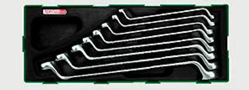 Toptul GTA0801 (A) Double Ring 75° Wrench Set 8pcs