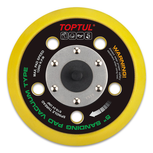Toptul KALE0501 Velcro Face Sanding Pad 5"x5 Holes