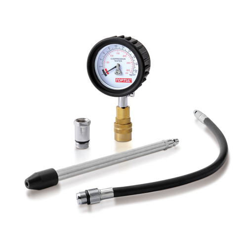 TOPTUL JGAI0402 Unique Compression Tester Kit - Petrol Engine TOPTUL JGAI0402 Unique Compression Tester Kit - Petrol Engine