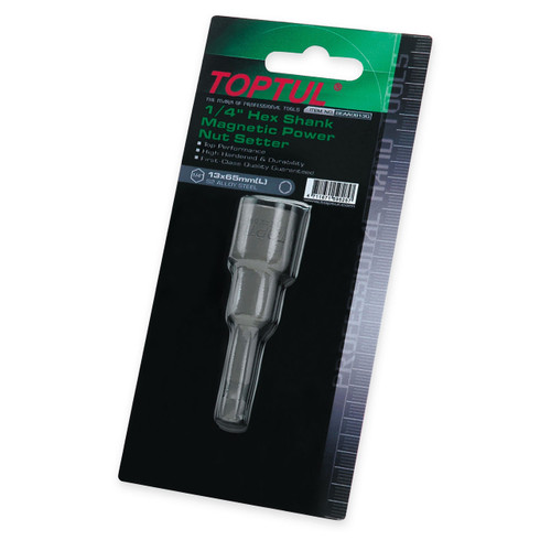 Toptul BEAA0808 1/4" Hex Shank Magnetic Power Nut Setter 8mmx65mm