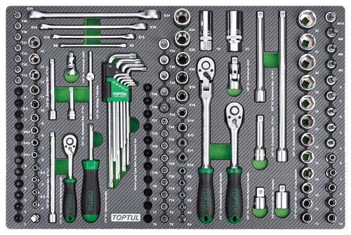 Toptul GE-28210 Tool Kit Pro Plus 7 Drawer Satin Blue 282Pcs