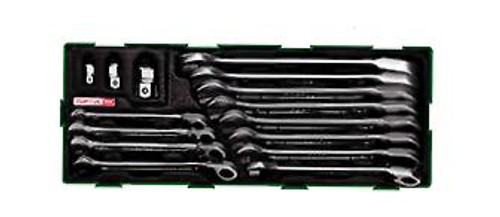 Toptul GTA1541 (A) Pro Reversible Ratchet Combination Wrench Set 15pcs