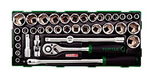 Toptul GTB3819 (B) Socket Set 1/2" 38pcs