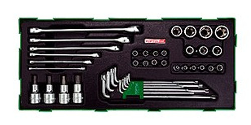 Toptul GTB4006 (B) Star Tamperproof Socket Wrench Set 40pcs