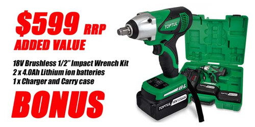 Toptul 372 Pcs 10 Drawer Metric/AF Tool Kit TTPK1000R