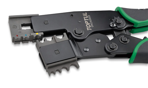 Toptul DKCA2222 2-1 Quick Interchangable Ratchet Crimping Pliers