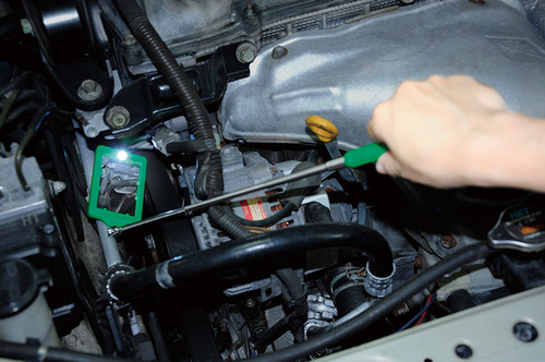 Toptul JJAM0397 Telescoping Inspection Mirror with LED Light Toptul JJAM0397 Telescoping Inspection Mirror with LED Light