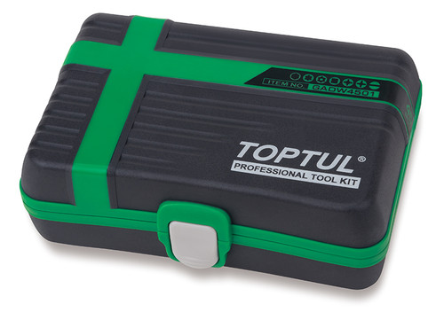 Toptul GADW4501 Mini Ratchet Socket Bit Set 1/4" 45pcs Toptul GADW4501 Mini Ratchet Socket Bit Set 1/4" 45pcs